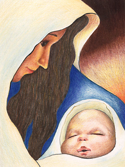 Mary and Jesus